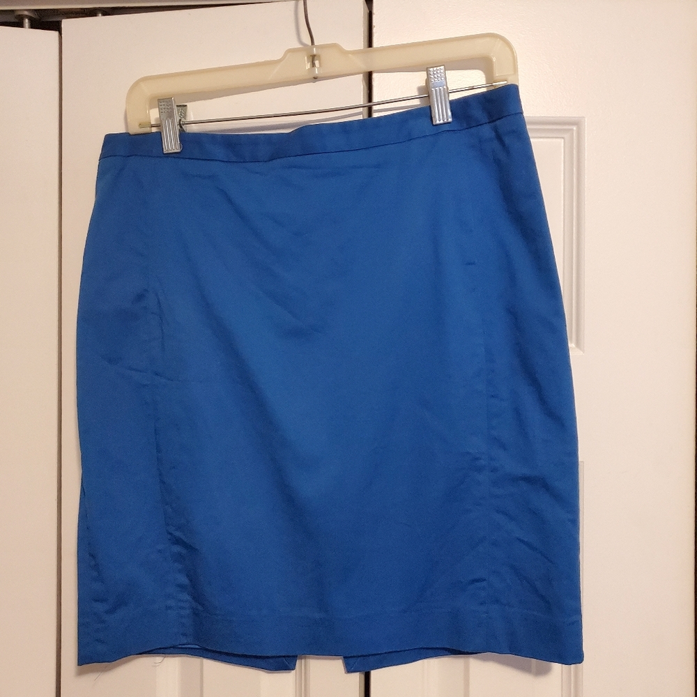 Express Blue Pencil Skirt